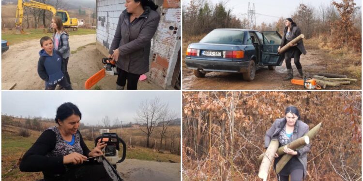 (VIDEO) Da srce pukne: Kako bi prehranila troje djece, mama Sanela motorkom zarađuje za život