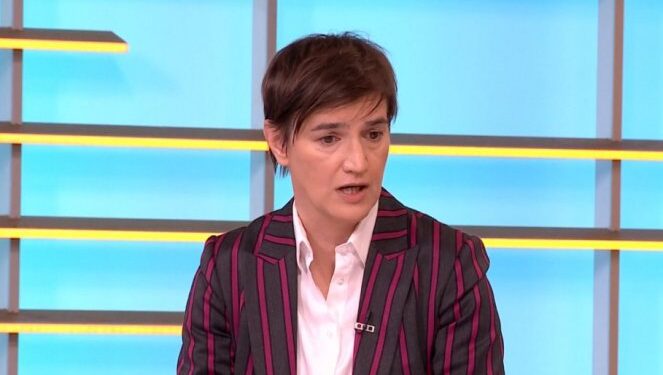 NIJE REALNO DA SE DANAS DONESE ODLUKA O POPUŠTANJU MJERA! Brnabić: Nismo još uvek otvorili tu temu!