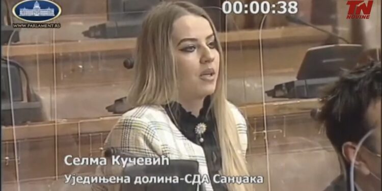 (VIDEO) SELMA KUČEVIĆ U SKUPŠTINI SRBIJE O PROBLEMIMA SA STRUJOM U SANDŽAKU