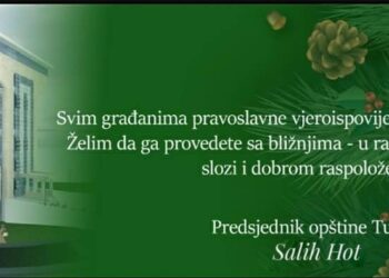 Božićna čestitka Predsjednika opštine Tutin Saliha Hota