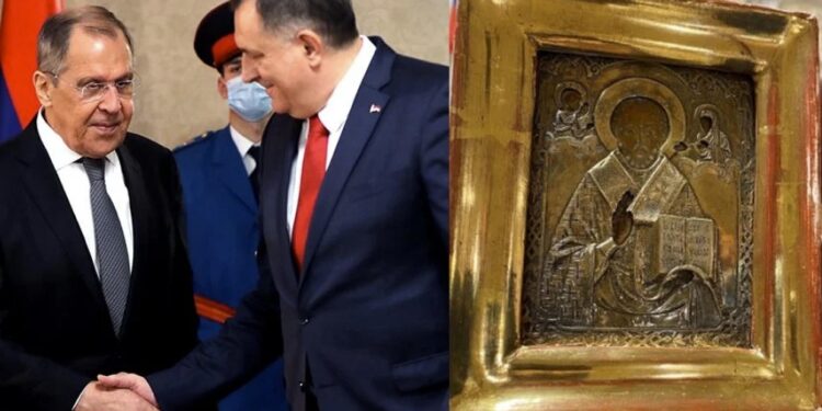 DODIK OPTUŽUJE UKRAJINSKOG MINISTRA DA LAŽE: Dostavite dokaze da je ikona vaša i kako je ukradena