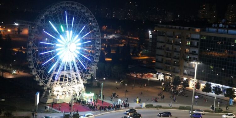 Podgorica: Panoramski točak vozi prve putnike