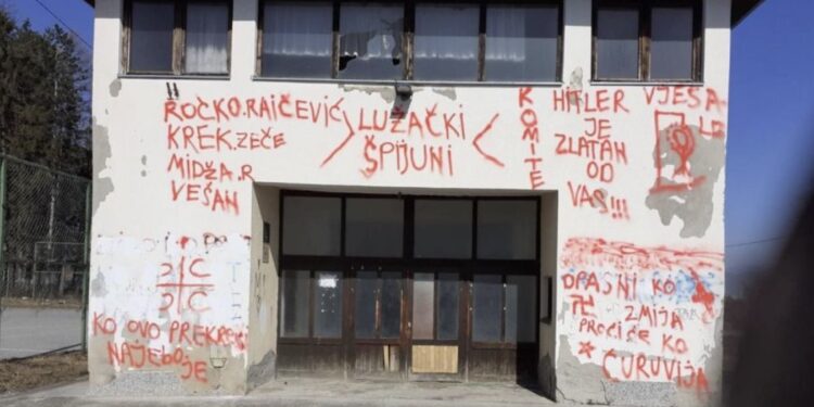 “Ponovo fašistički grafiti u Beranama”