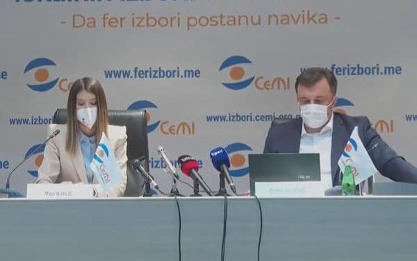 Podaci sa 36 biračkih mjesta: Evropski tim za NK Mila Đukanović 37,1 odsto, ZBNK – 32,56 odsto