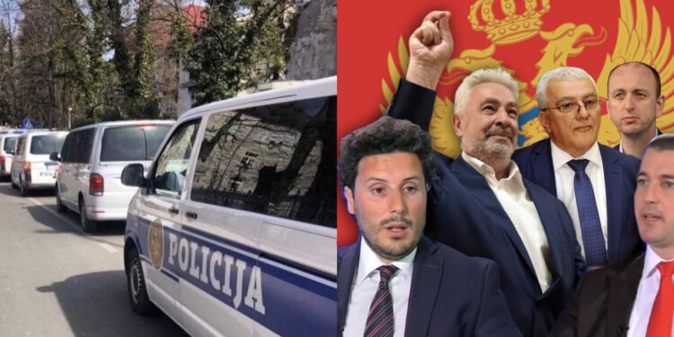 Cetinje blokirano! Ni najstariji Cetinjani ne pamte toliko prisustvo policije