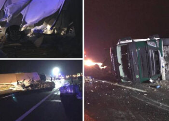 TEŠKA NESREĆA U HRVATSKOJ Prevrnuo se kamion iz Srbije, četvoro mrtvih!