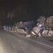 Prevrnuo se šleper, vozač hospitalizovan