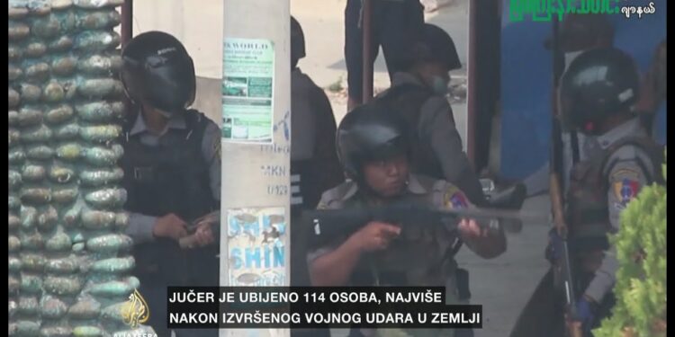 (VIDEO)Snage sigurnosti Mijanmara više ne skrivaju duge cijevi, pucaju neselektivno