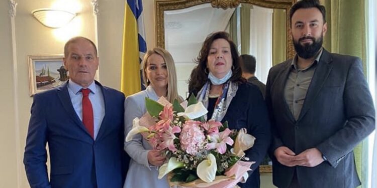 SASTANAK POSLANIKA SDA SANDŽAKA SA AMBASADORICOM BIH U SRBIJI AIDOM SMAJIĆ