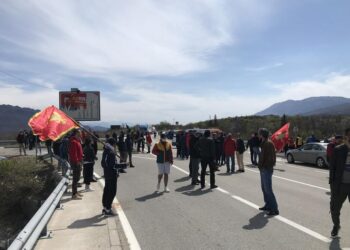 Završena za danas blokada puta Nikšić – Podgorica