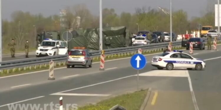 Ispala raketa iz vojnog kamiona poslije nezgode na Ostružničkom mostu