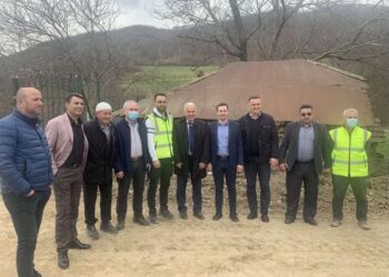 PREDSJEDNIK OPŠTINE TUTIN SALIH HOT SA SARADNICIMA, OBIŠAO RADOVE NA PUTU NOVI PAZAR-TUTIN