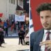 VIDEO: Plavljani zvižducima dočekali i ispratili Abazovića