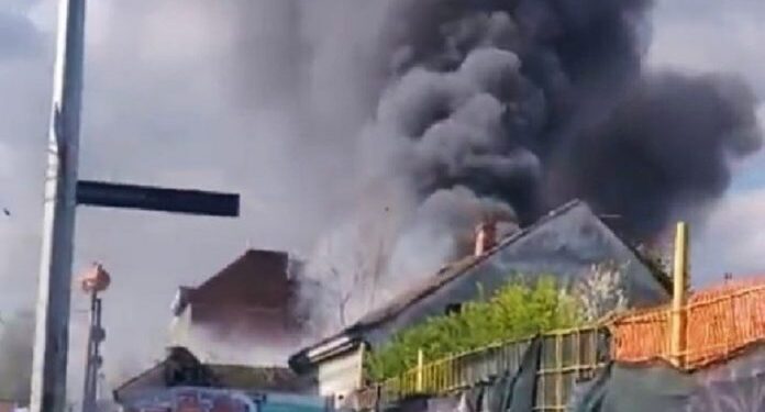 CRNI OBLAK NAD GLAVNIM GRADOM HRVATSKE: VELIKI POŽAR
