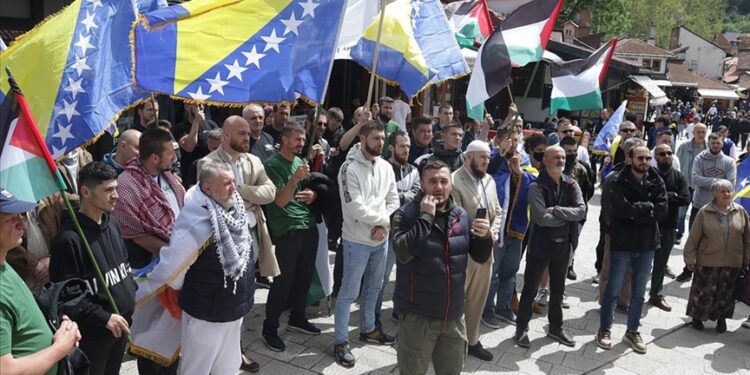 BiH: U Sarajevu održan skup podrške za Palestinu