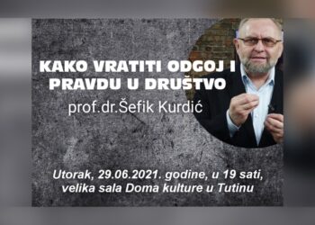 (VIDEO) Tutin: Trbina “Kako vratiti odgoj i pravdu u društvo”, utorak 29. jun