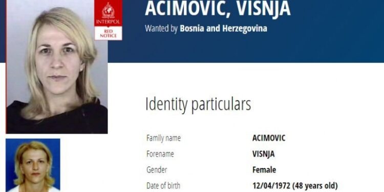 Strijeljala logoraše iz “Sušice”: Ukinuta potjernica za Višnjom Aćimović, sudi joj se u Srbiji