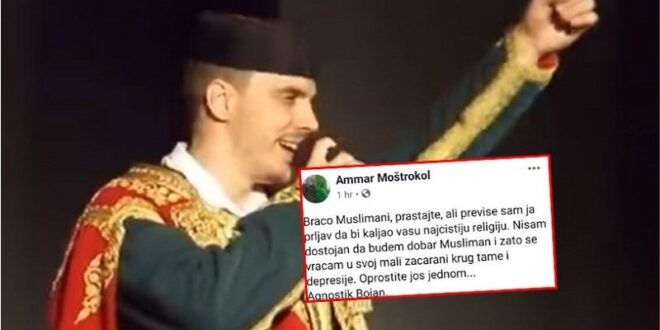 Bojan Tomović: “Nisam bio dovoljno dobar da bih bio musliman, napuštam islam jer sam previše prljav da bih kaljao najčistiju religiju”