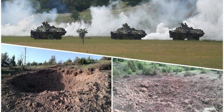 Projektil Vojske Srbije umalo pogodio selo na Pešteru