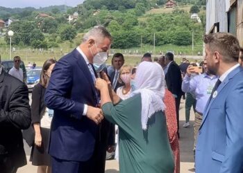 Milo Đukanović stigao u Srebrenicu