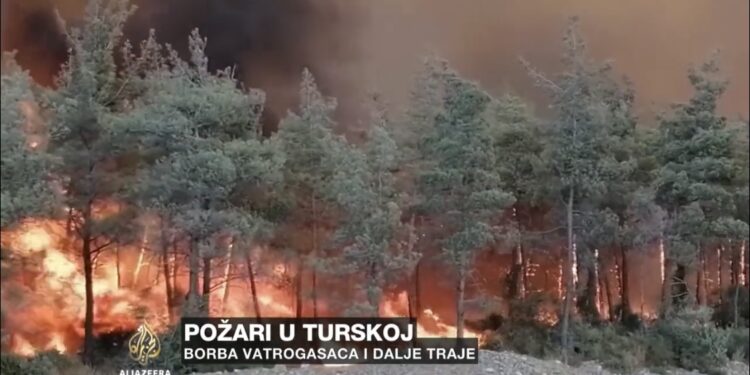 (VIDEO) Požari u Turskoj se šire već treći dan zaredom