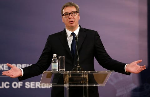 Vučiću priznanje za očuvanje Kosova : Dok je moje riječi sa Zvečana će se vijoriti srpska trobojka