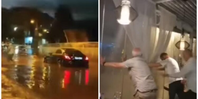 NEVRIJEME U CRNOJ GORI ČUPALO STABLA: TRI OSOBE POVRIJEĐENE, BUDVANSKE ULICE POD VODOM