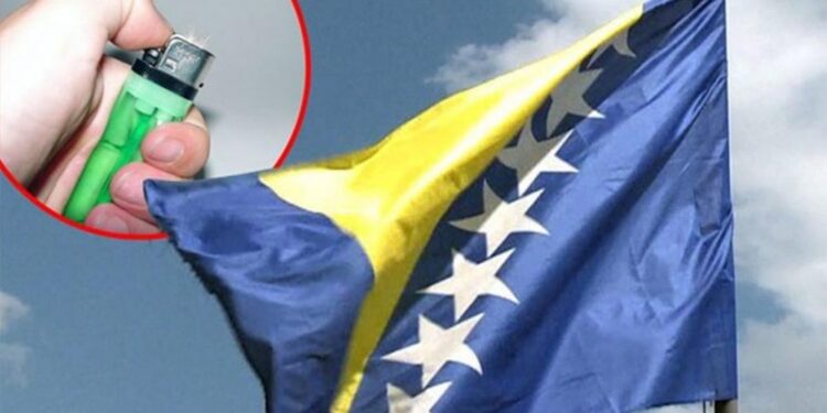 Državna zastava Bosne i Hercegovine zapaljena je juče u centru Prozora. Zastava se nalazila u ulici kralja Tomislava…