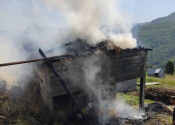 Požari u Bijelom Polju i danas, gorjeli objekti, u Boljanini vatra prijetila kućama