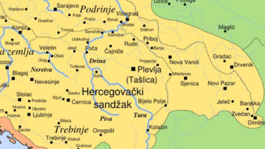 Kako je današnji Sanžak 1877.godine izdvojen iz sastava Bosanskog vilajeta