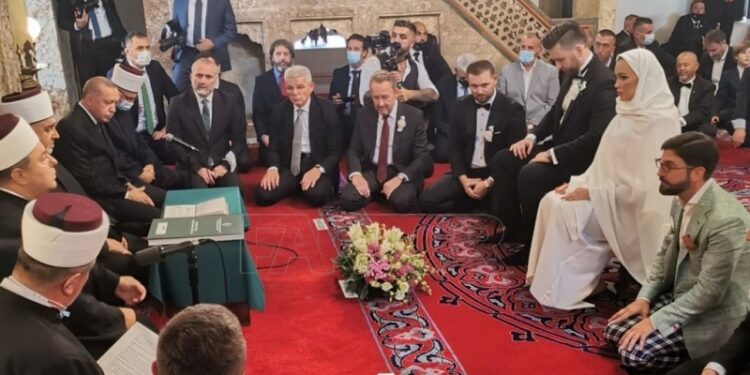 Udala se Jasmina Izetbegović, Erdogan svjedok i na šerijatskom i na građanskom vjenčanju