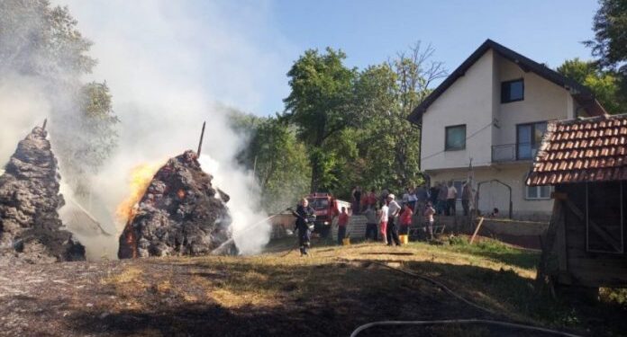 DRAMA KOD KONJICA: VATRA PROGUTALA ŠTALU I SIJENO