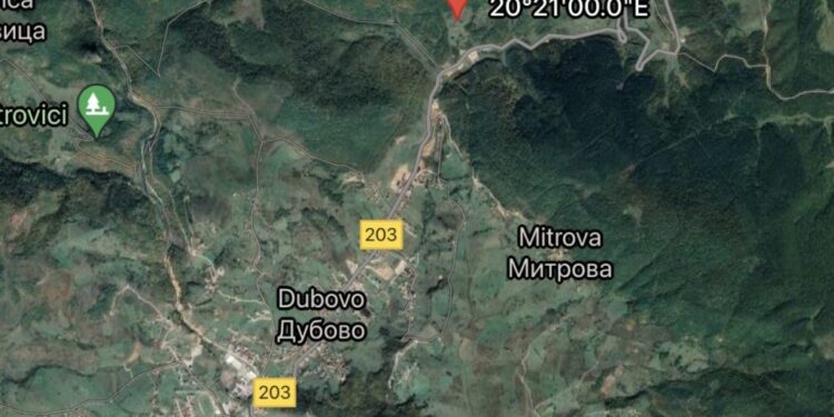 Oko ponoći još jedan zemljotres- epicentar u selu Žirče blizu Tutina