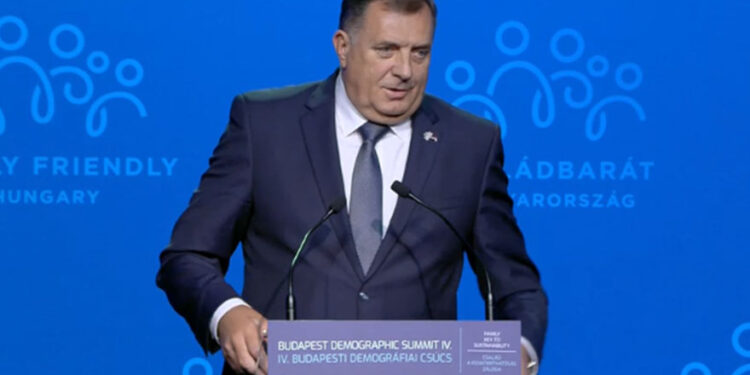 Dodik u Budimpešti: Vi u Evropi niste razumjeli nas Srbe, stali ste na stranu onih drugih (muslimana)