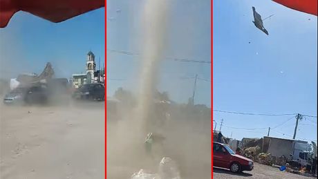 Smederevo pogodio vihor od prašine: Bio je toliko jak da su mještani pomislili da je tornado