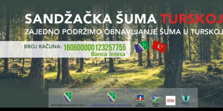 Sandžačka šuma Turskoj – poklon narodu Turske od naroda iz Sandžaka