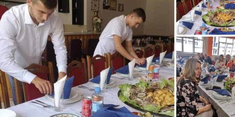 SSS ROŽAJE UPRILIČILA RUČAK SOCIJALNIM PARTNERIMA U RESTORANU ŠKOLE