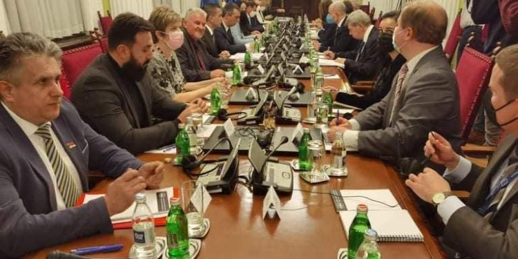 ENIS IMAMOVIĆ UPOZNAO PREDSTAVNIKE EVROPSKOG PARLAMENTA O AKTUELNIM DEŠAVANJIMA U SANDŽAKU