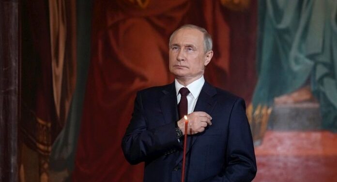 PUTIN PRISUSTVOVAO LITURGIJI, NAPADE NA UKRAJINU NIJE PREKINUO NI NA VASKRS