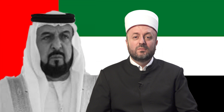 Muftija sandžački Senad ef. Halitović u ime mešihata IZ Sandžaka uputio je hatarnamu povodom preseljenja na Ahiret predsjednika Ujedinjenih Arapskih Emirata sheikha Khalife bin Zayeda Al Nahjana