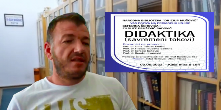 (VIDEO) Promocija knjige „Didaktika –savremeni tokovi“ 3.6.2022. Kuća mira u 19h 