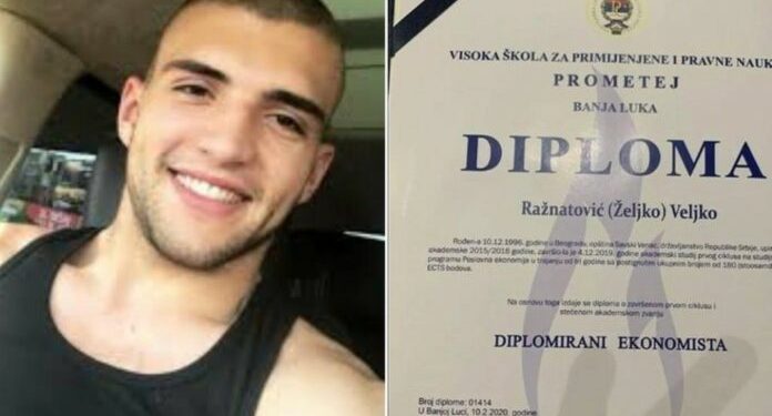 Arkanov sin završio fakultet u BiH: “Jedan detalj pokrenuo lavinu, falš ili smo svi nepismeni?! “