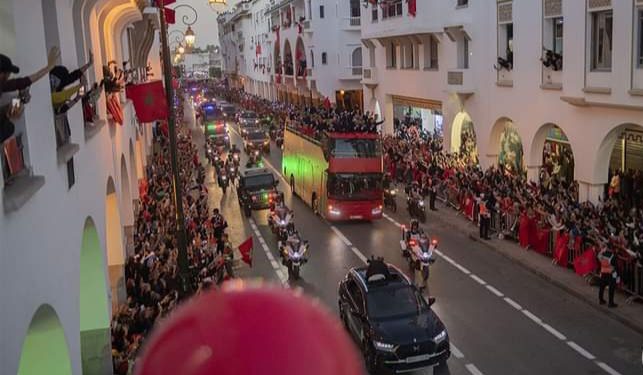 Marokancima priređen fenomenalan doček u centru prestonice uz baklje i zastave