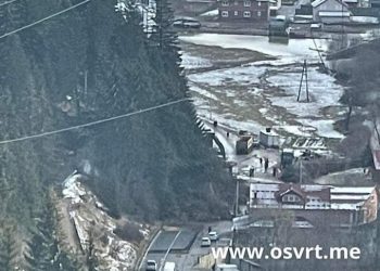 Najveće klizište desilo se u na putu Rožaje-Berane FOTO/ VIDEO