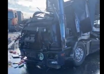 Stravična nesreća na auto- putu, saobraćaj obustavljen VIDEO