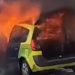Noćas zapaljeno više vozila u Novom Pazaru, potera za osumnjičenim