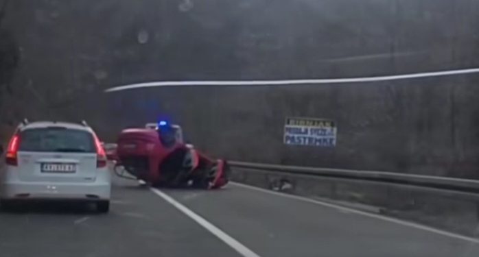 Teška saobraćajna nesreća na Ibarskoj magistrali VIDEO
