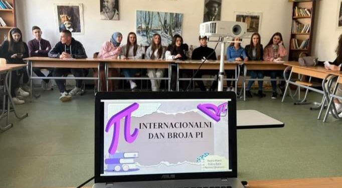 U tutinskoj Gimnaziji obilježena internacionalni dan broja Pi, takmičenjem u pamćenju decimala broja