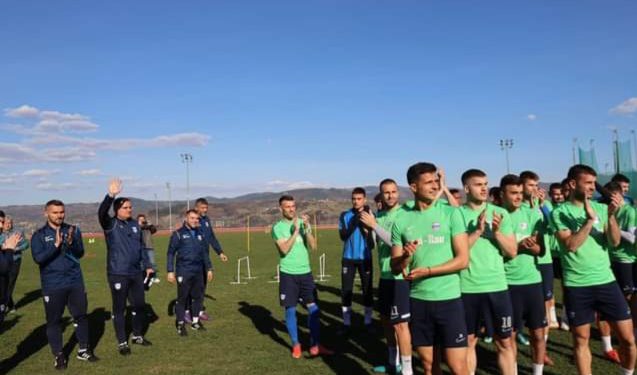 PRED PUNIM TRIBINAMA PREDSTAVLJEN NOVI TRENER NOVOG PAZARA SA SVOJIM SARADNICIMA