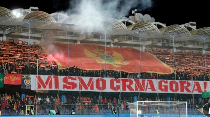 Crnogorci sa tribina poslali poruku Srbiji- “Mi smo Crna Gora”. Srbi vređali Mila